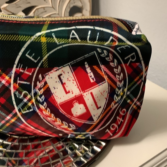 Estee Lauder Tartan Plaid Cosmetic Bag - Picture 4 of 7